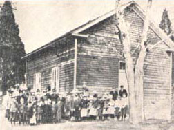The first Waugh church building was established in 1843.