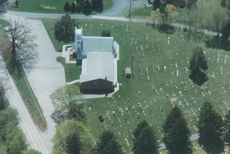 Aerial View of Fork United Methodist Church